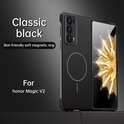 Slim Skin Matte For Magnetic Case For Honor Magic V2 MagicV2 5G Wireless Charging Hard Back Cover Capa