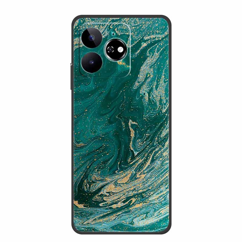 For ZTE Blade V60 Case 6.72" Marble TPU Soft Silicone Back Cover Phone Cases for ZTE Axon 60 4G Protector Cute Mica Painted etui