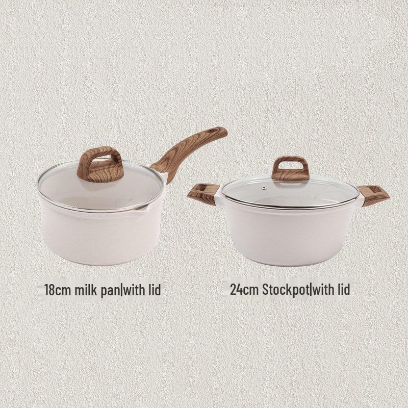 Wutuo 2-Piece Milk and Soup Pot Set