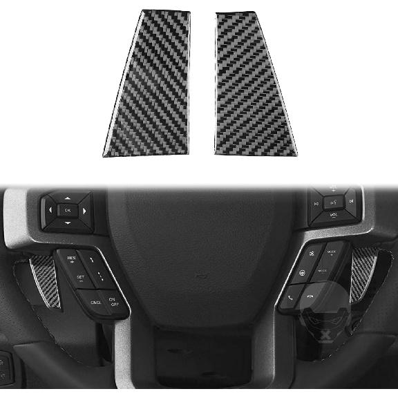 for Ford F-150 Raptor 2017-2020 Accessories Glove Box Top Strip | Real Carbon Fiber, for Ford F150 F-150 Raptor 2017 2018 2019 2020, Interior Trim