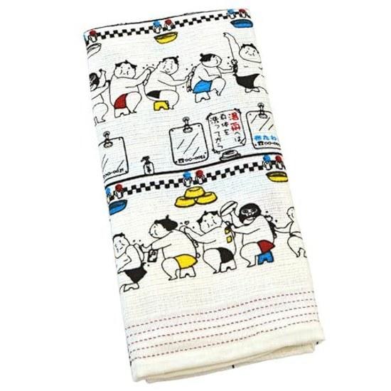 Made Japan Imabari Towel Tenugui Gauze 33100cm Japanese Pattern Sports Face Outdoor Camping Sauna Bath Hair Turban 100 Cotton Absorbent Quick-Drying 1