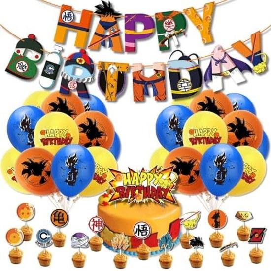 32-piece set Dragon Ball birthday decorations balloon balloons happy garland character childrens decoration party