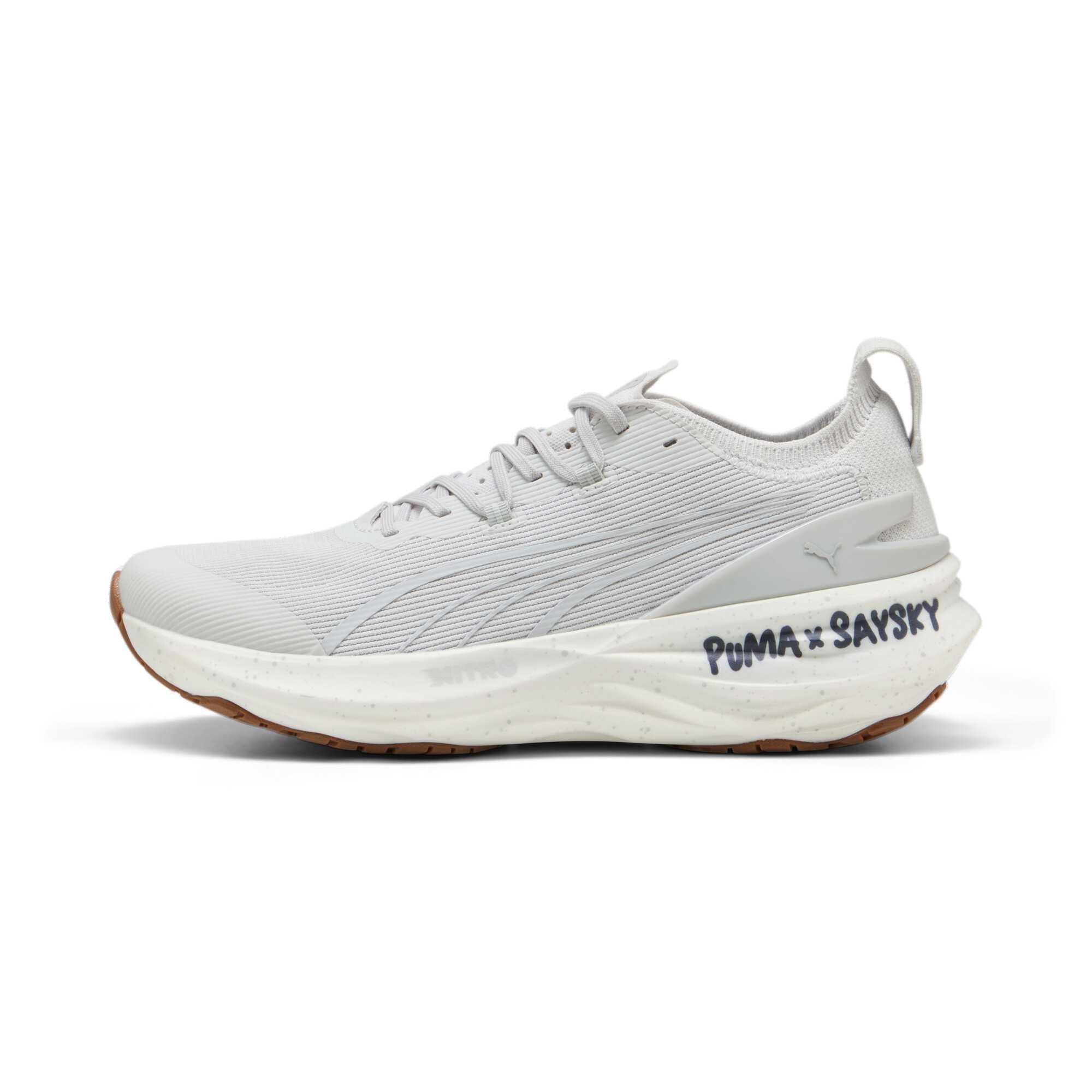 

Saysky x Puma ForeverRun Nitro 2 Перо-Серый Мужские Кроссовки Плоский-Светло-Серый 311060-01 44.5