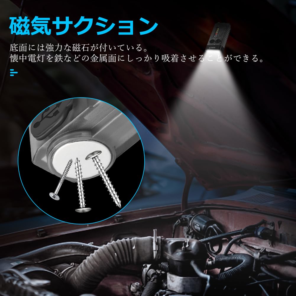 UniqueFire Flashlight LED Small, Ultra Light, Multifunctional Handy Light, USB