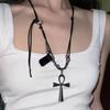 Dark Sweet Cool Cross Pendant Necklace