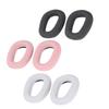 2pcs Replacement Ear Pads Professional Noise Insulation Breathable Cotton Linen Fabric Memory Foam S