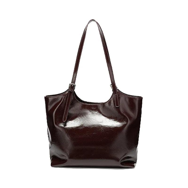 Женская сумка-тоут Роскошная сумка через плечо Девочка Школьная Классная Подмышечная сумка Дамы Ведро Коммутерская сумка Рюкзак из ПУ Кожи 39x11.5x24cm