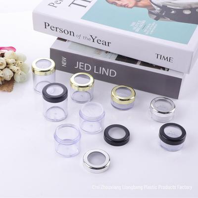 Schwarzer Kreis Lidschatten Loses Puder Dose - 5g 10g 15g Probepackung Gold Puder Flasche