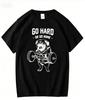 Cotton Blend Casual Pug Life Unisexs T Shirts Fashion Go Home or Go Hard Unisex Tshirt Tops Unisex Loose Male Tshirt Casual Summer Tshirt