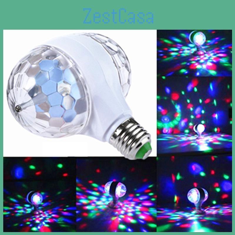 6W Doppelkopf E27 LED Kugel Bühnen RGB Glühbirne Rotierende Lampe KTV Party Disco