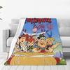 Gemütliche Die Flintstones Cartoon Anime Dabba Decke Merch Zimmer Dekorative Überwurfdecke Super Warmes Fleece für das Büro
