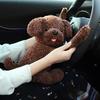 Cute Car Accessories Woman Tissue Box Creative Lovely Teddy Dog Plush Tissue Box Holder for Car Armrest Box Car Seat Tissue Box