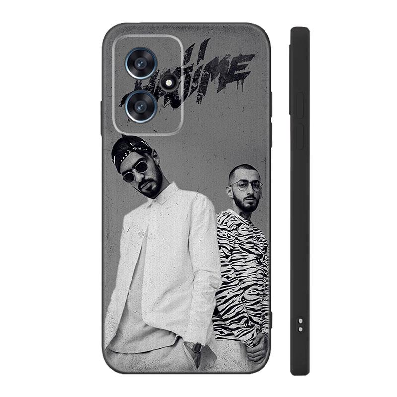 Miyagi & Andy Panda Husa de telefon din silicon negru pentru Xiaomi POCO X3 X4 NFC F3 F4 GT F5 M3 M4 M6 X5 X6 Pro 5G C55 C65 M5