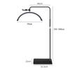 24" LED Half-Moon Beauty Light - Microblading, Manicure, Tattoo, Eyebrow, Eyelash Floor Lamp