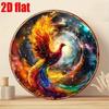 Vintage Peacock Galaxy Metal Wall Art Living Room Decor