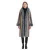 25 Year New Fashion Leopard Pattern Extended Hooded Fur Grass Coat for Women's Winter Temperament and Warmth