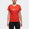 Adidas Ccs Isc Round Neck Pullover Sports Short Sleeve T-Shirt Women T-Shirts Red DW8913