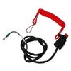 Außenbordmotor Stoppschalter ABS Wasserdicht Flexibles Clip-Design Bootssicherheitsschalter 95cm