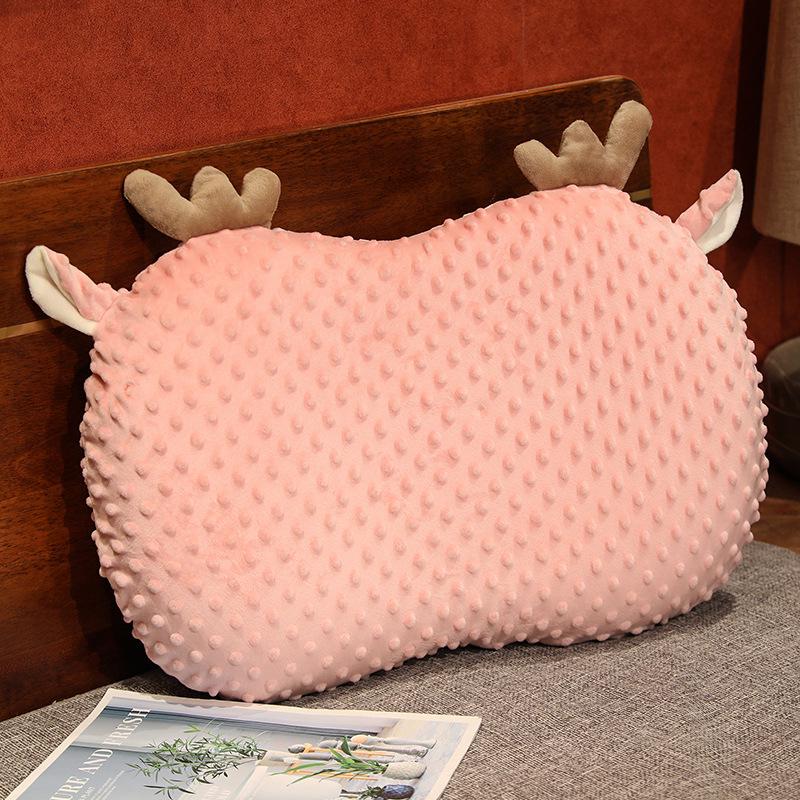Cat Belly Memory Foam Summer Pillow - Cool Dormitory Cushion with Slow Rebound Core
