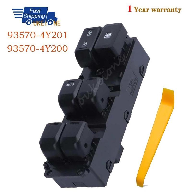 93570-4Y201 93570-4Y200 For Kia Rio 2011-2015 Front Left Master Driver Side Electric Power Lifter Window Switch Car Accessories
