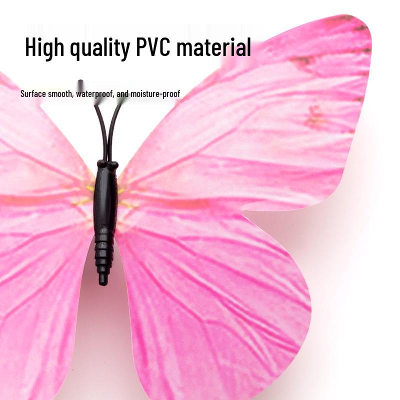 Children's Pink Butterfly Dance Ring Finger Prop with Headwear