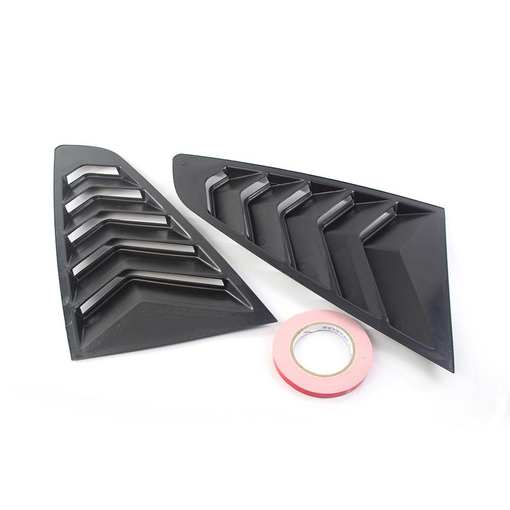 Żaluzjowa nakładka na tylne okienko ćwierćkowe w sportowym stylu dla Ford Mustang 2015-2017