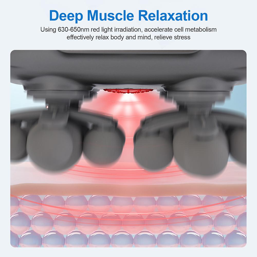22-Head Fascia Gun High-Frequency Vibration Body Massage Gun Back and Waist Massager Neck Shoulder Massager Muscle Masajeador