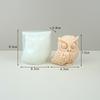 Owl Silicone Candle Mold Cute Gypsum Crafts Mold Handmade Soap Mold Artistic 3d Animal Chocolate Mould For Baking Candle Making