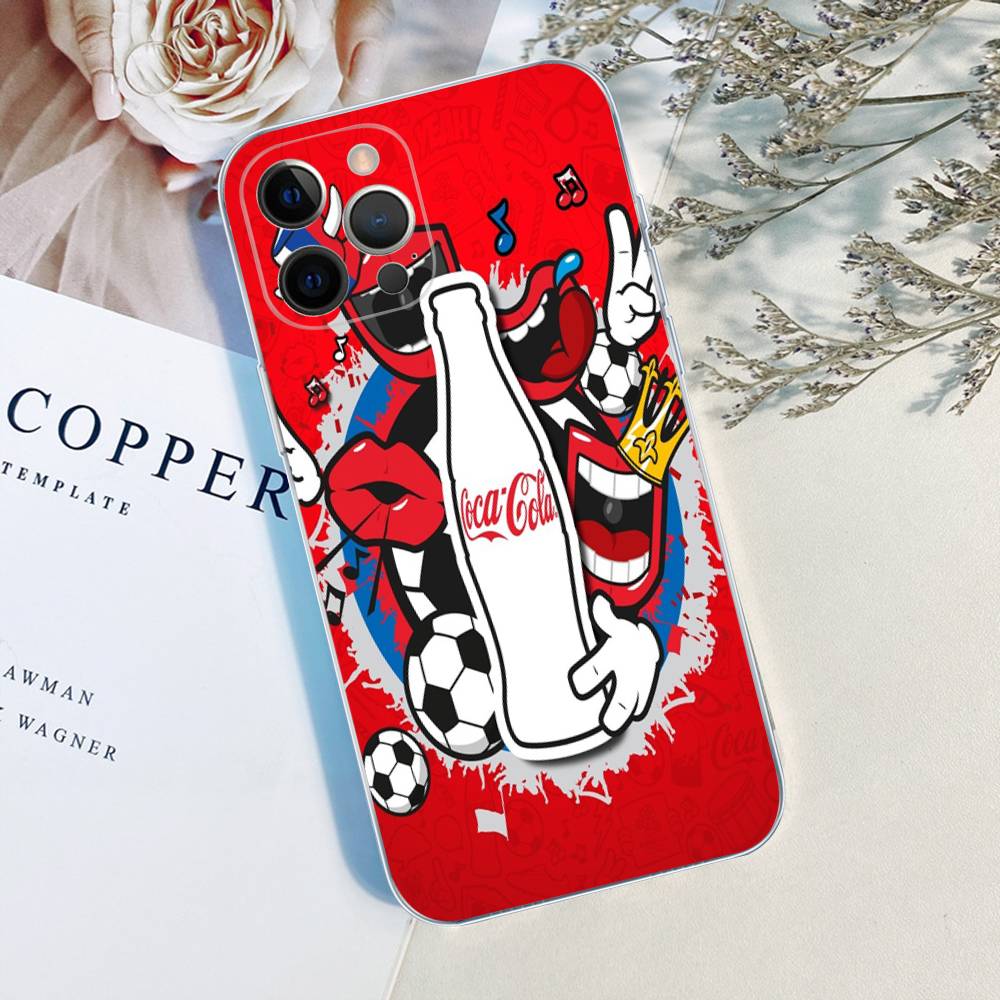 Cool C-Coca-C-Cola Phone Case For IPhone 17 16 15 14 13 11 12 Pro Max 16 Plus Transparent