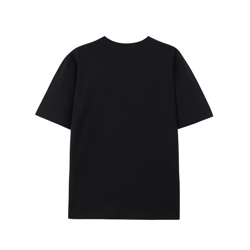 European sizes Creative Pattern Round Neck T-shirt, Pure Summer Trendy Short Sleeve, Casual Daily Style Tee Tops for Men