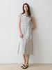 Aeskoneo Clean Line Modern Shirt Dress Light Gray At6Opb031Le