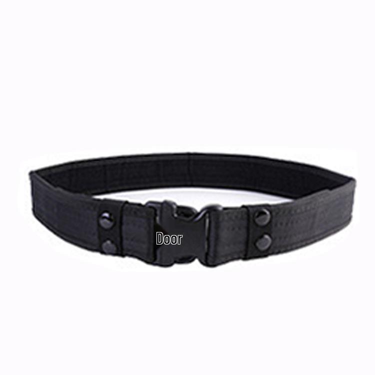 Camouflage Tactical Canvas Belt: Windproof, Anti-Slip, Wear-Resistant, Lumbar Support for Outdoor Sports & Duty Training