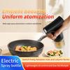 USB Rechargeable Olive Oil Sprayer, Portable Switchable Mist or Stream Glass Kitchen Oil Bottle, Dual Spray Mode for Cooking, Air Fryer