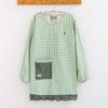 2023 Women's Long Sleeve Printed Kitchen Apron - Oil-Proof Fashion Smock for Cooking