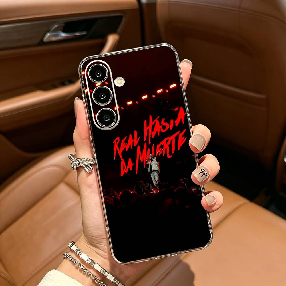 Rapper A- Anuel AA Rea Clear Soft Silicone Phone Case for Samsung Galaxy A71, A70, A52, A51, A40, A30