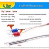 Stainless Steel K-Type Thermocouple Surface Probe, 4x30mm, High-Temperature Resistant Sensor for Temperature Measurement and Control