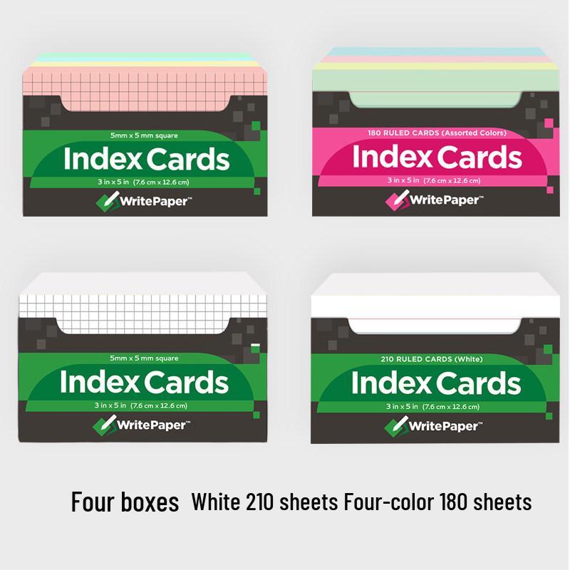 Kaisa Index Cards: Internet Celebrity Sticky Notes for Word Memory & Exam Prep