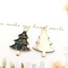 Christmas Oil Drip Alloy Small Pendant Bracelet Necklace Pendant Handmade Diy Material Jewelry Accessories