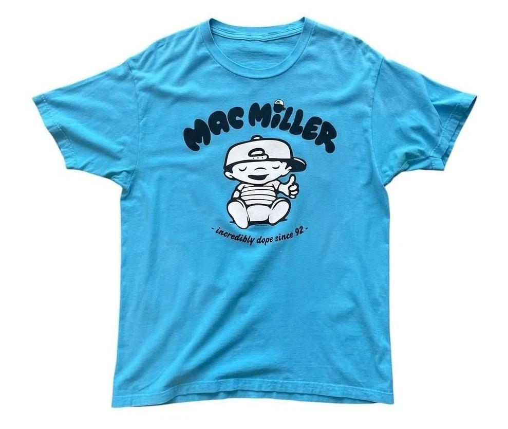Mac Miller Neuvěřitelně Skvělý Od 92 Modré Tričko Velikost S-5XL Přetisk NOVÉ Unisex Tričko