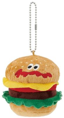 Skater Mascot Keychain with Ball Chain Burger Conks Burger BACH1