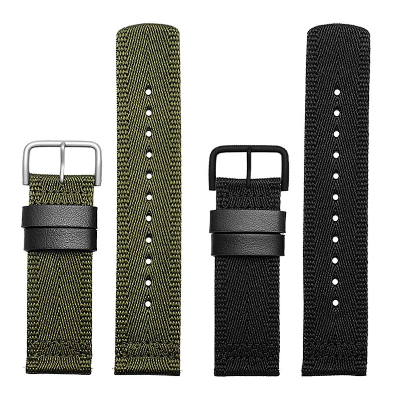 Para la serie Casio PRW-60Y/50Y/70Y/30 Correa Reloj de Montañismo PROTREK PRW-60Y PRW-50Y PRW-70Y Correa de reloj de lona de nylon 23 mm