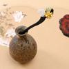 Luxurious Handmade Ebony Tassel Chinese Hanfu Qipao Hairpin for Women