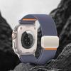 Magnetic Strap For Apple Watch Bands 49mm 45mm 46mm 44mm 42 41 40mm Sport Nylon Correa Bracelet IWatch Ultra2-10 9 8 7 6 5 4 SE