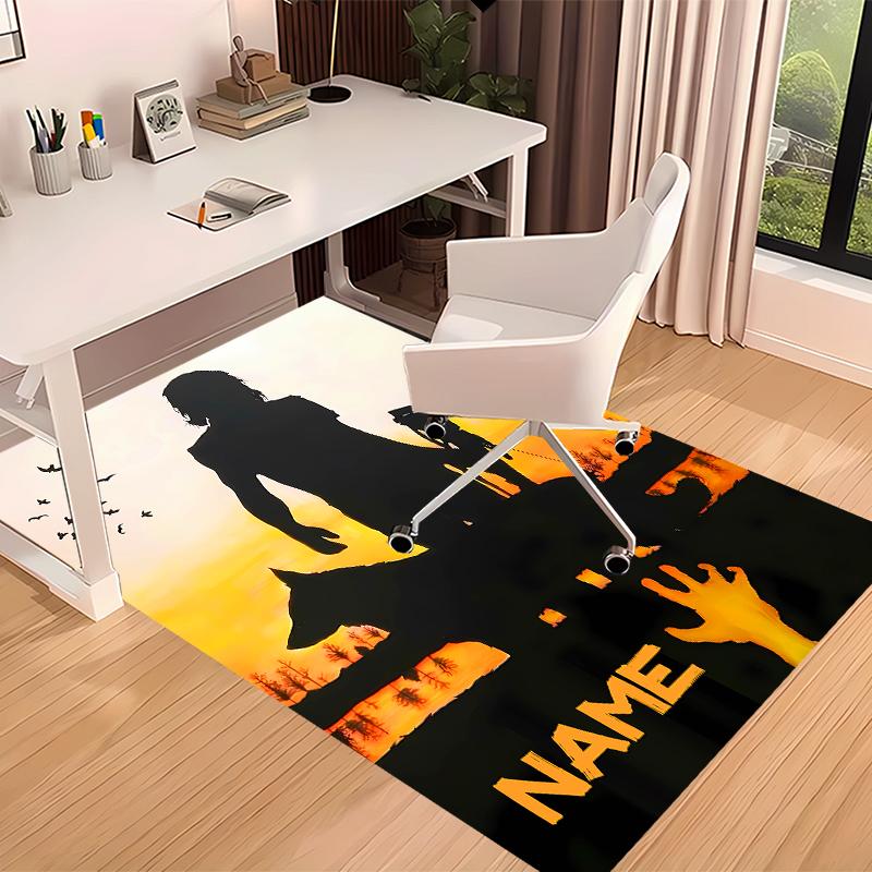Custom Personalization The Walking Dead Print Area Rug - Soft, Washable Non-Slip Indoor Mat,Living Room,Home&Office Decorative Rug