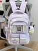 Schoolbag Schoolbag Japanese Ins High Value Fresh and Sweet Contrasting Color Splicing Backpack Junior High School Students Lightweight Travel