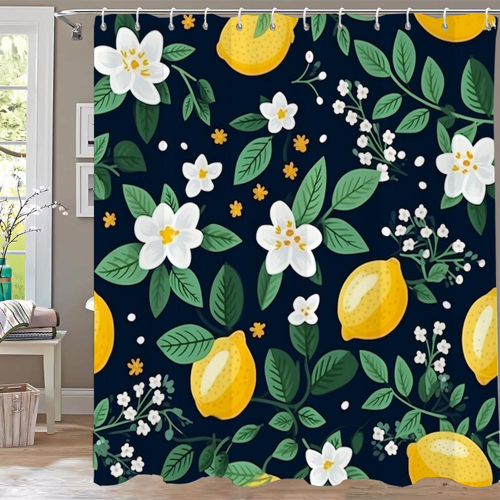 Modern Watercolor Flowers Bathroom Curtain Floral Shower Curtain Bohemian Home Bathroom Decor Polyester Shower Curtains
