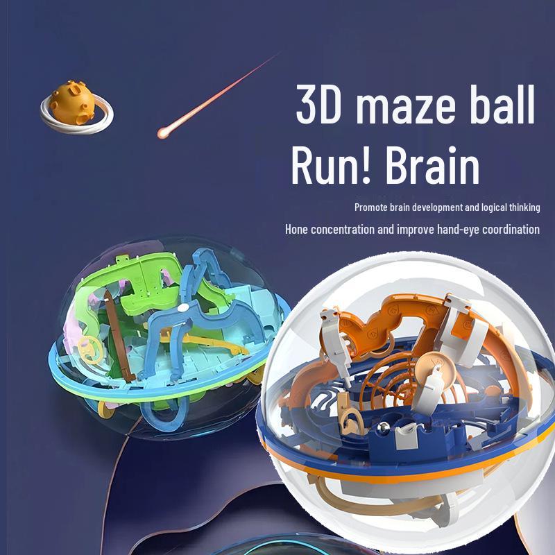Aikeyou 3D Maze Ball Cube Toy for Kids - Logic & Educational Gift