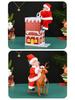 Electric Music Santa Claus Climbing Chimney Toy - Creative Christmas Gift & Ornament for Kids