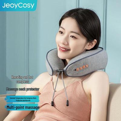 Jiancheng U-shaped Kneading Heat Neck Massager Pillow CN Plug (adapter Included)