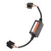 2pcs Car LED Headlight Decoder Radio Audio Anti Interference Error Canceler Filter
